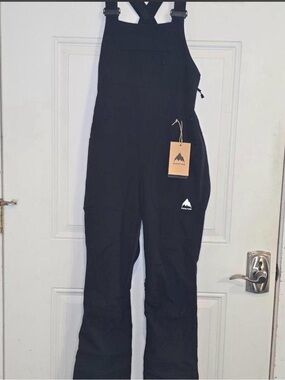 Burton Black Jacket with White Logo Patch